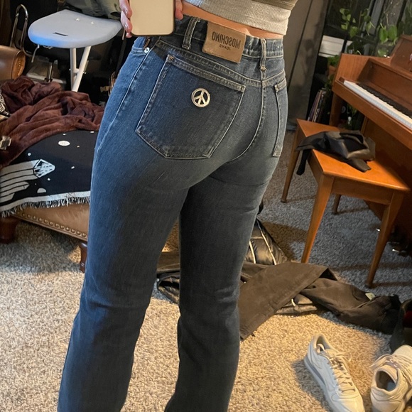 Vintage Moschino Donna Jeans - women’s Mid Rise Bootcut - Size 27 - Picture 5 of 12